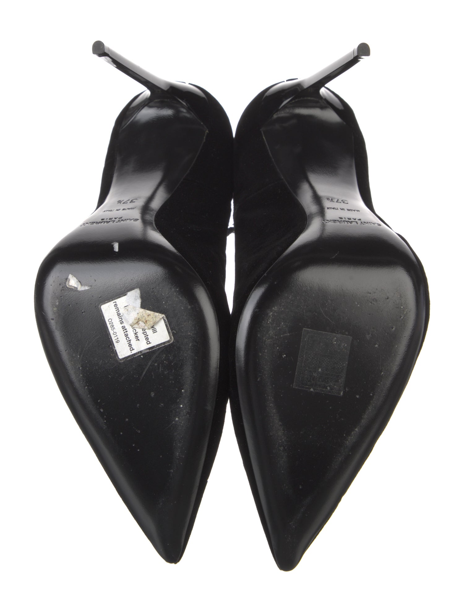 Saint Laurent Velvet Tassel Accents Pumps